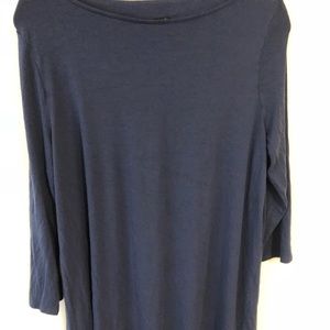 J.Jill wearever collection medium blue long sleeve